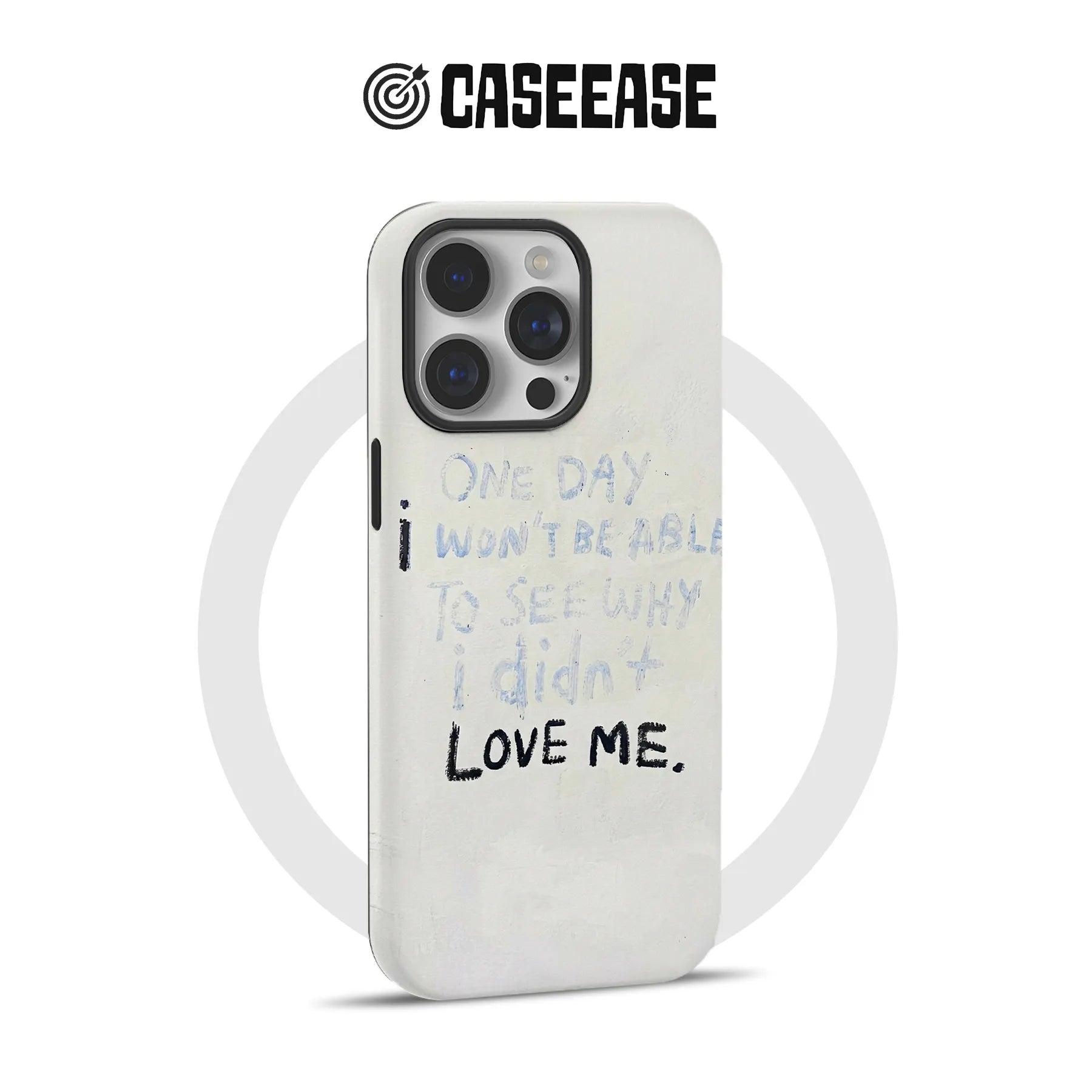 Iloveme Text Art IPhone Phone Case - Premium Protective Phone Case - View 4