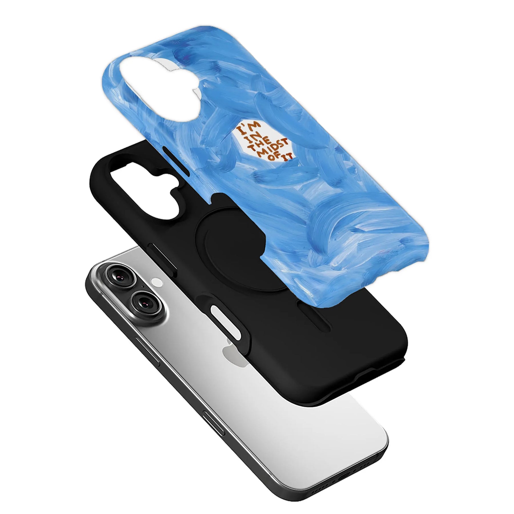 MIDST Text Art IPhone Phone Case - Premium Protective Phone Case - View 3