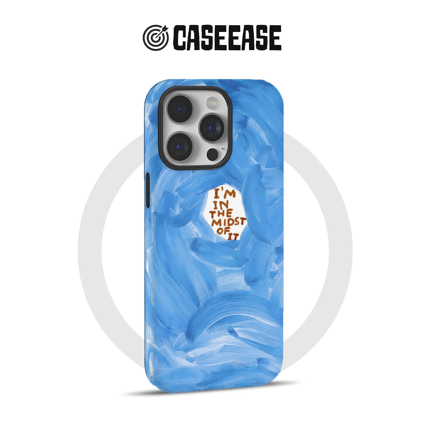MIDST Text Art IPhone Phone Case - Premium Protective Phone Case - View 4