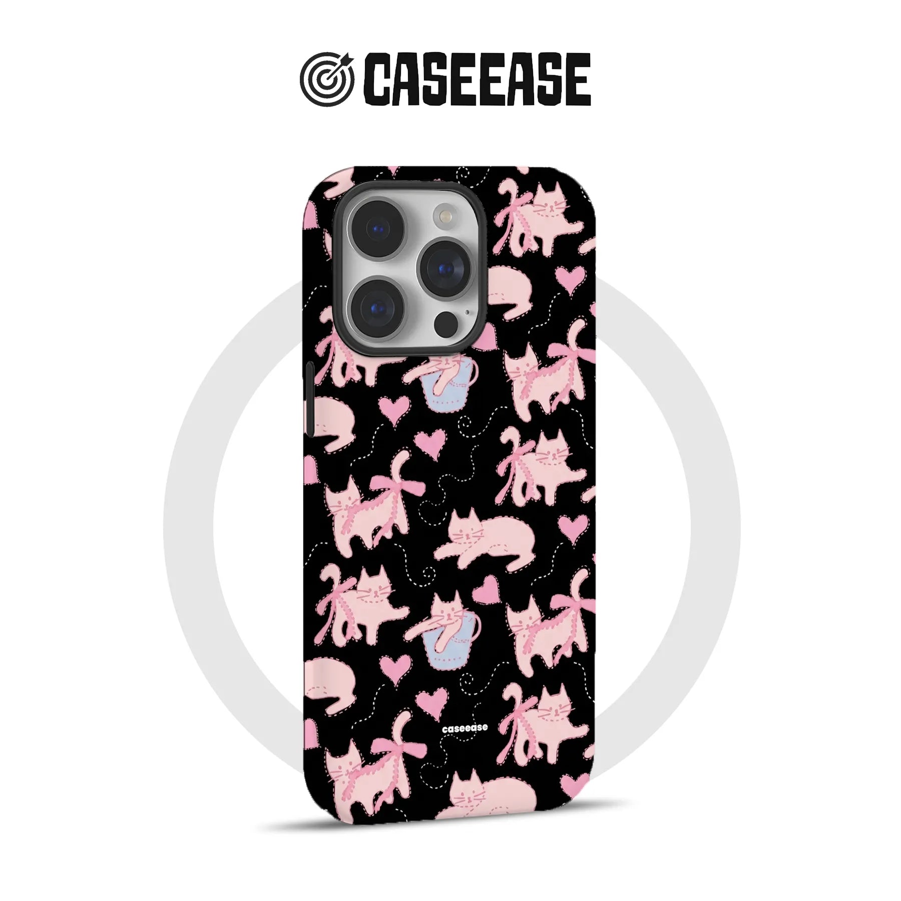 Cute Cat Pattern Phone Case for Animal Lovers