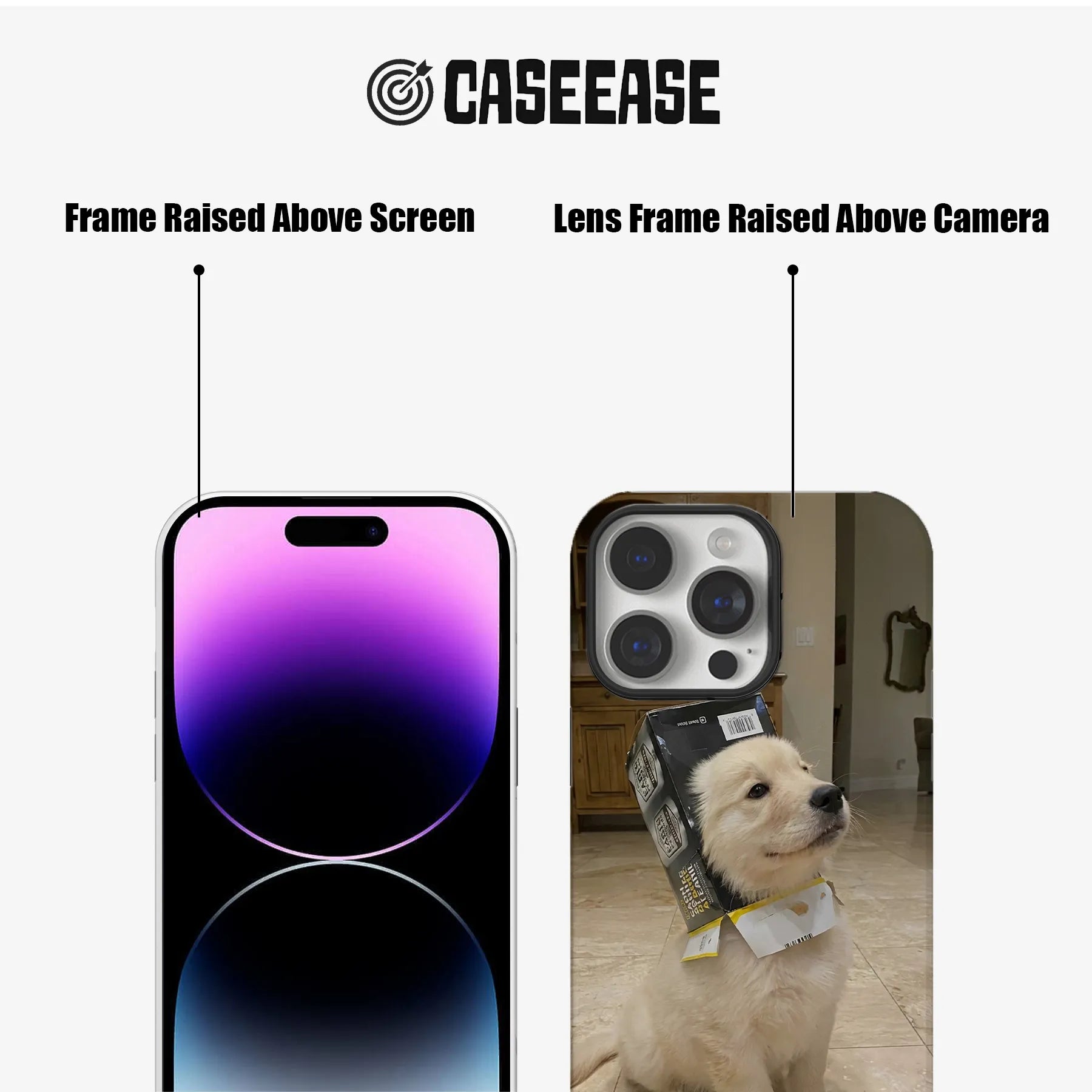 Brave Puppy Cute Animal IPhone Phone Case - Premium Protective Phone Case - View 5