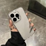 Luxury Glitter Sparkle iPhone Case | Clear Bling Diamond Protective Cover with Full Camera Lens Protection