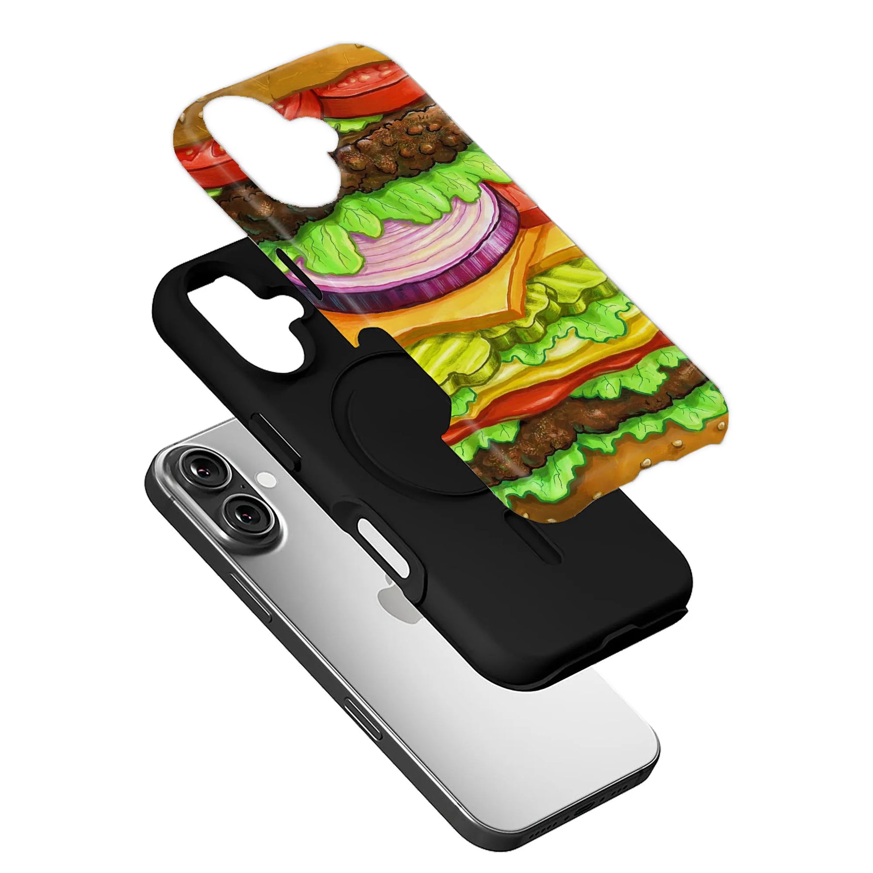 Hamburger Streetwear IPhone Phone Case - Premium Protective Phone Case - View 3