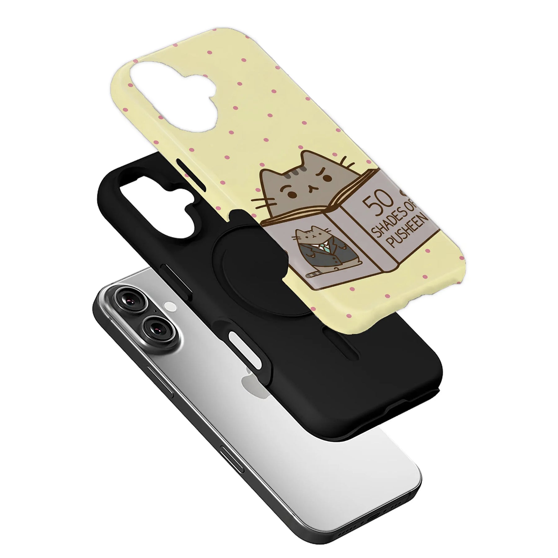 Pusheen Cat Phone Case - 50 Shades of Pusheen