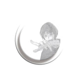 Text Art Anime Phone Grip & Stand - Grayscale Character Holder