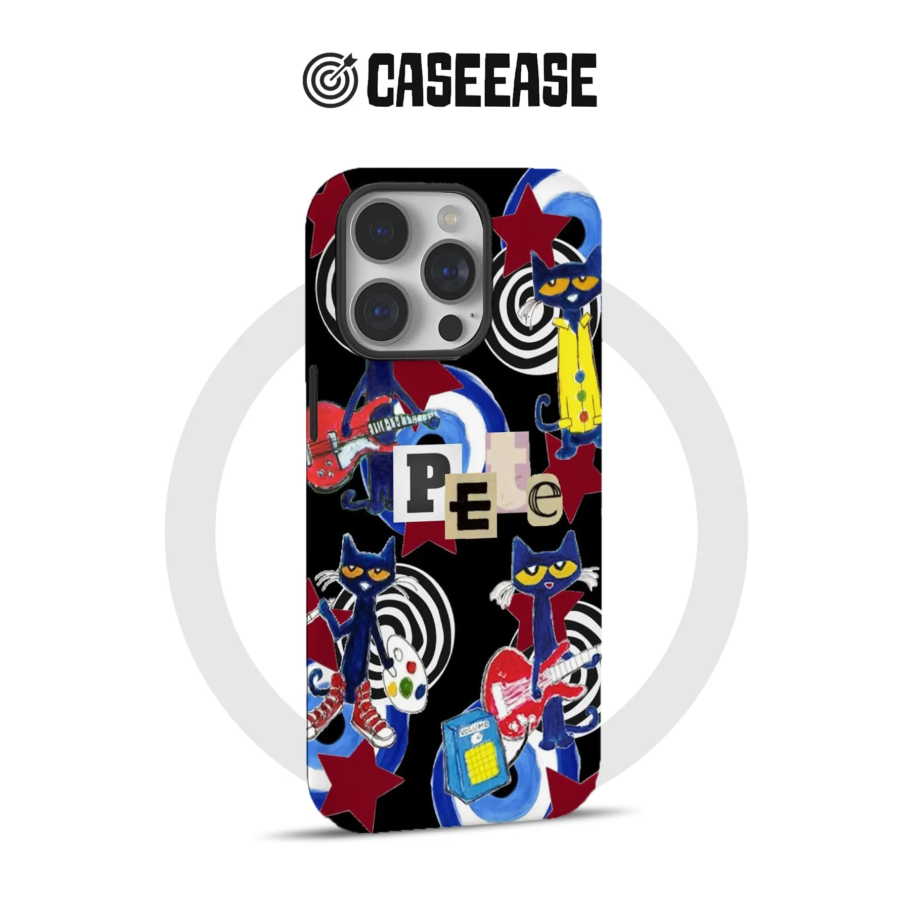 Pete the Cat Rock Star Phone Case