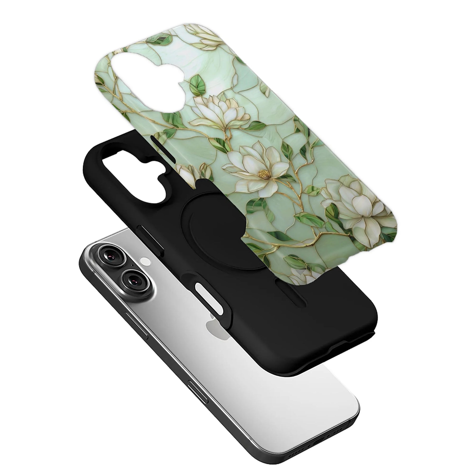 Elegant Magnolia Floral Phone Case