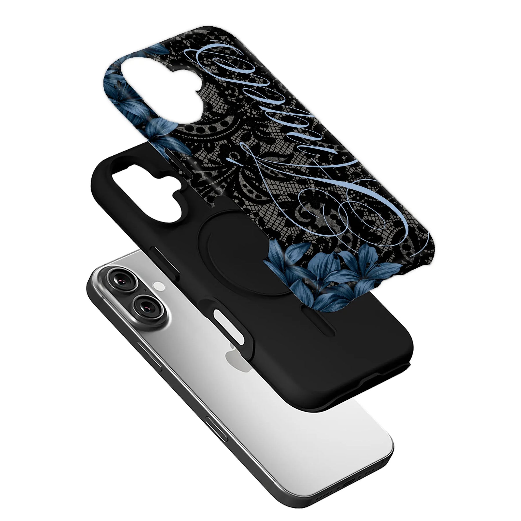 Elegant Floral Lace Phone Case