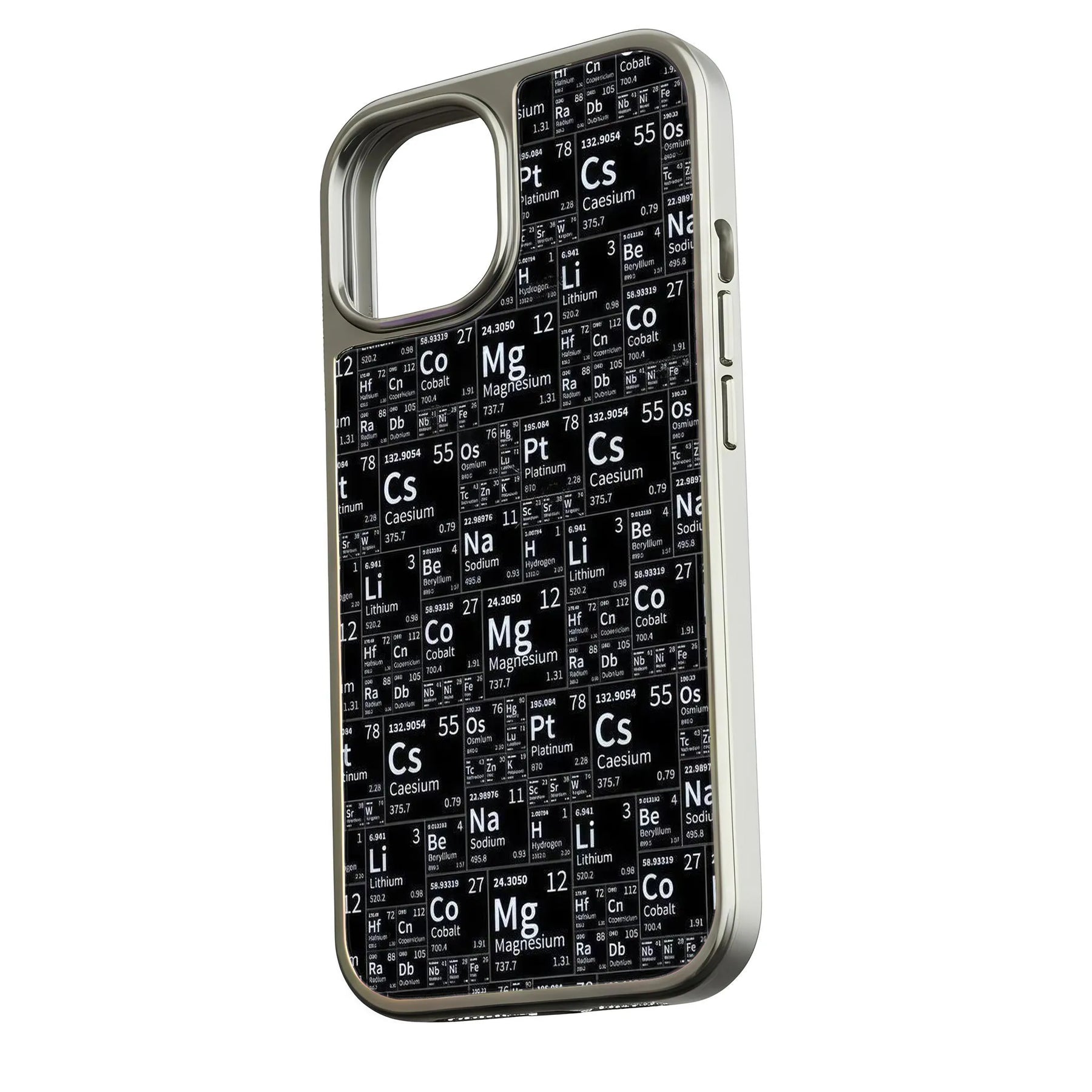 Funda holográfica cromada para iPhone 15 Pro - Elements Chart Design