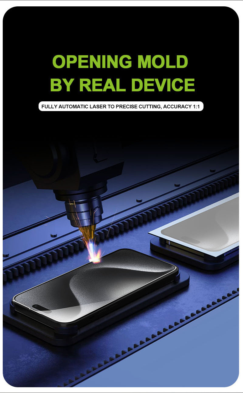 Titan 2026 Dust-Removal Easy-App Screen Protector with Auto Dust Removal & Anti-Static Layer