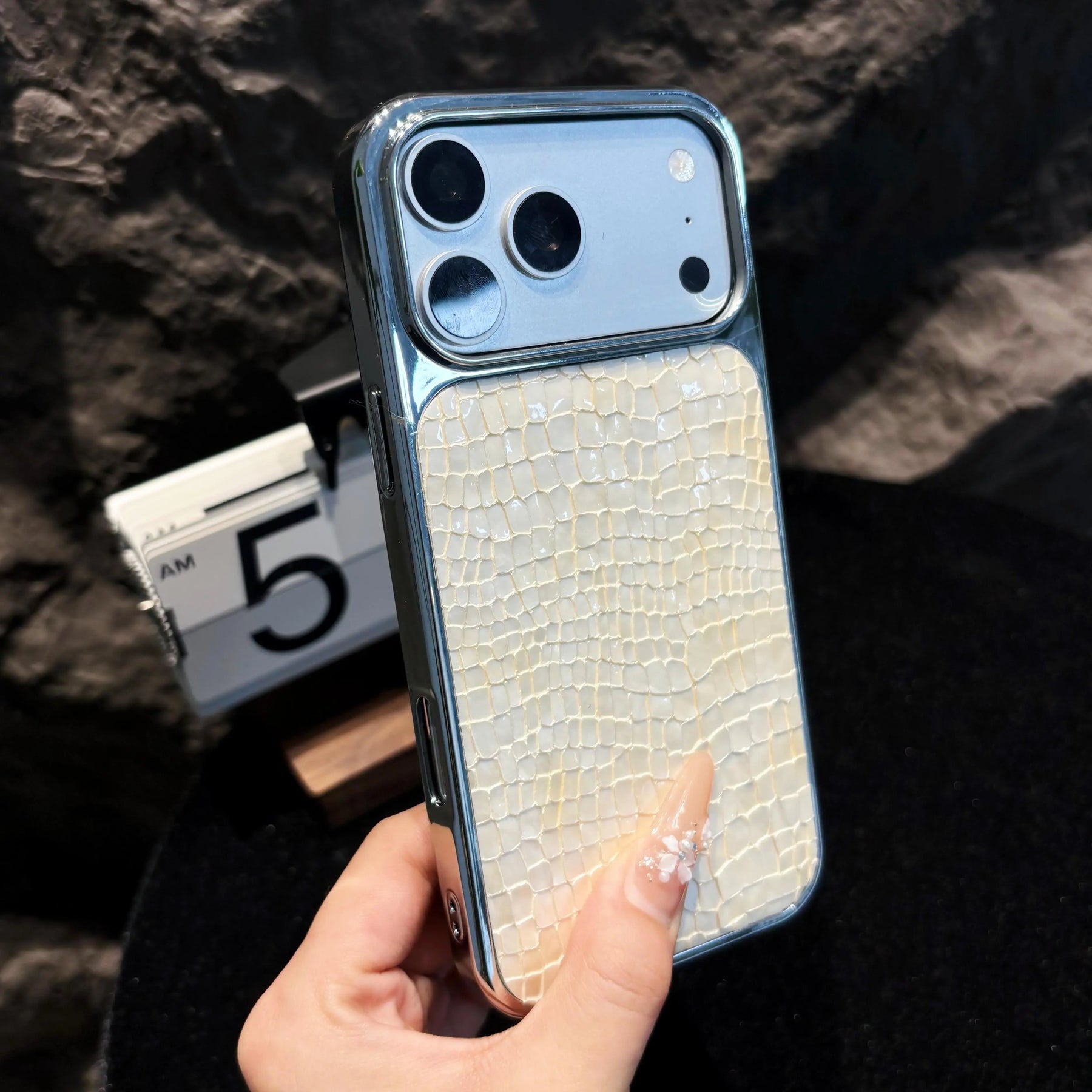Leather Texture Anti-Drop Protective Case for iPhone 17/14 Pro - High-End Phone Accessories, Smartphone Cover for Device Protection summerwins,summerwins (main image)