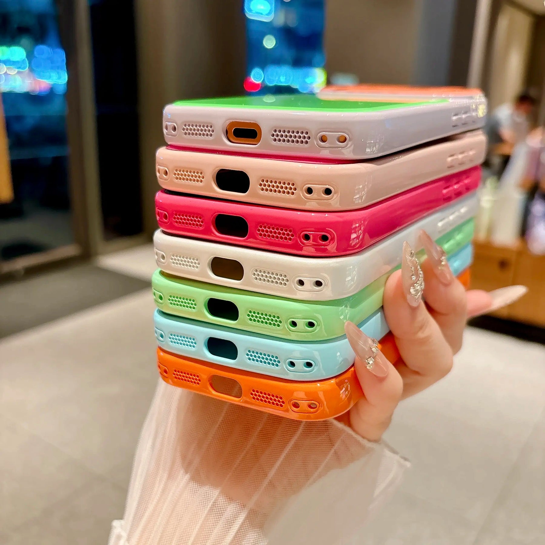Dopamine Color Block iPhone Case