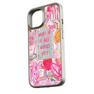 Holographic Chrome Phone Case - Playful Pink and Glam Inspiration