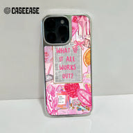 Holographic Chrome Phone Case - Playful Pink and Glam Inspiration