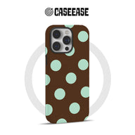Stylish Brown Mint Dot Phone Case