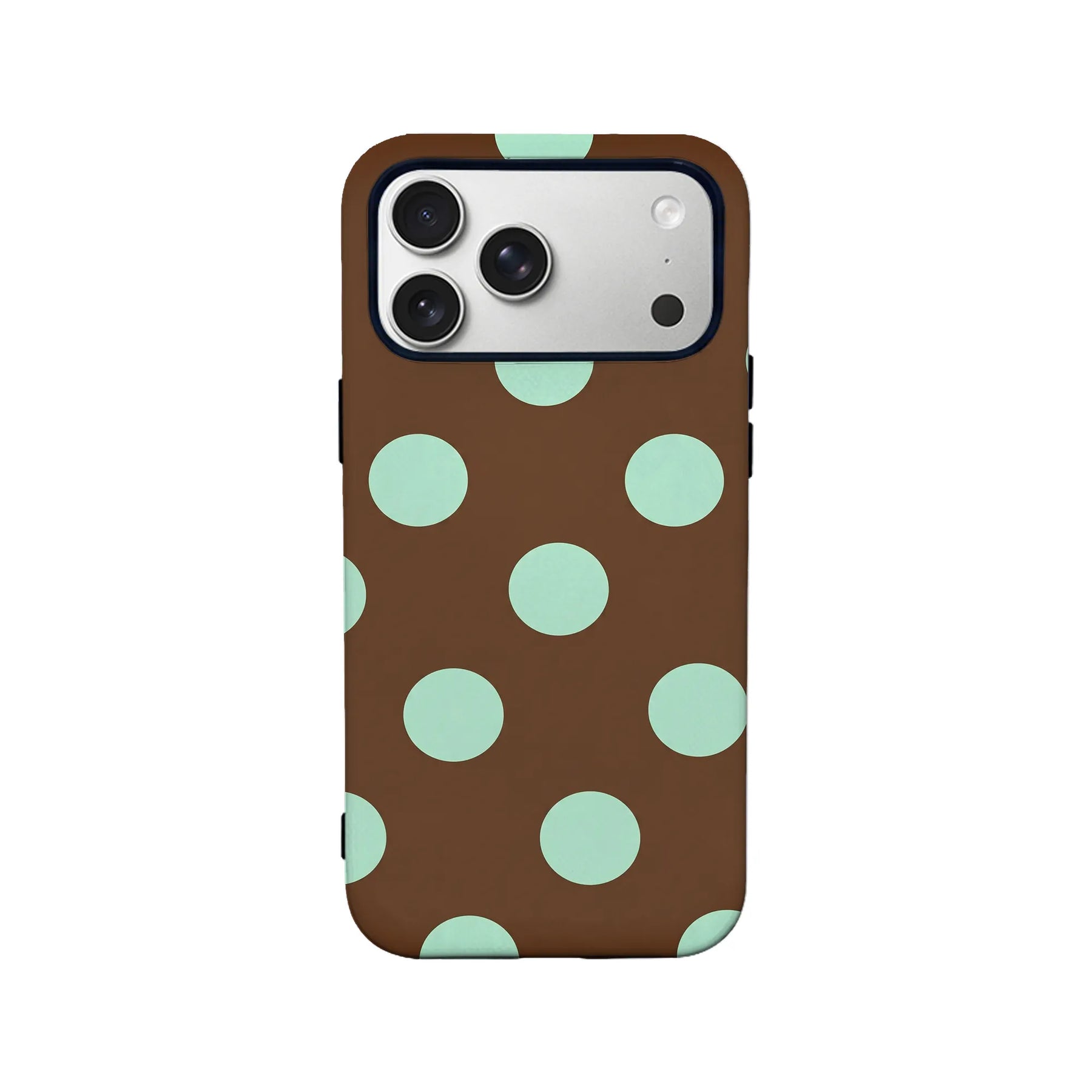 Stylish Brown Mint Dot Phone Case