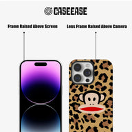 Leopard Print Monkey Face Phone Case