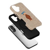 Cute Monkey Leopard Print Phone Case