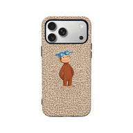Cute Monkey Leopard Print Phone Case
