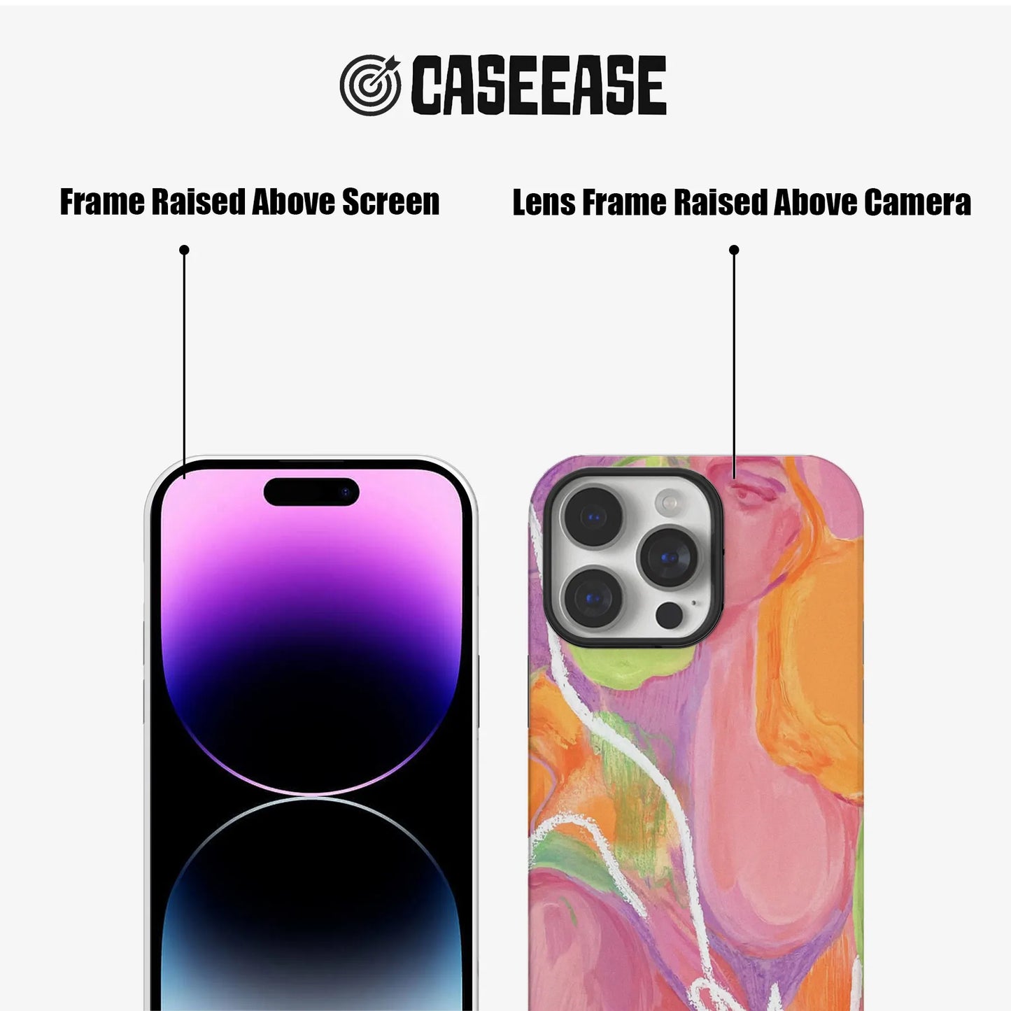 Abstract Colorful Swirl Phone Case