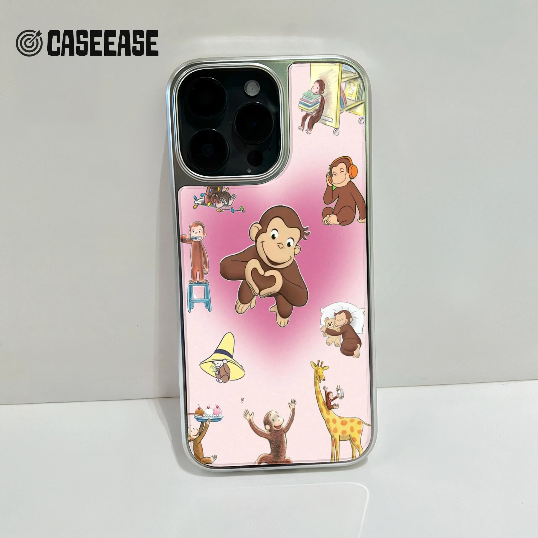 Divertida funda para teléfono de Jorge el Curioso