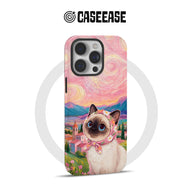 Siamese Cat Scenic Phone Case