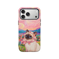Siamese Cat Scenic Phone Case