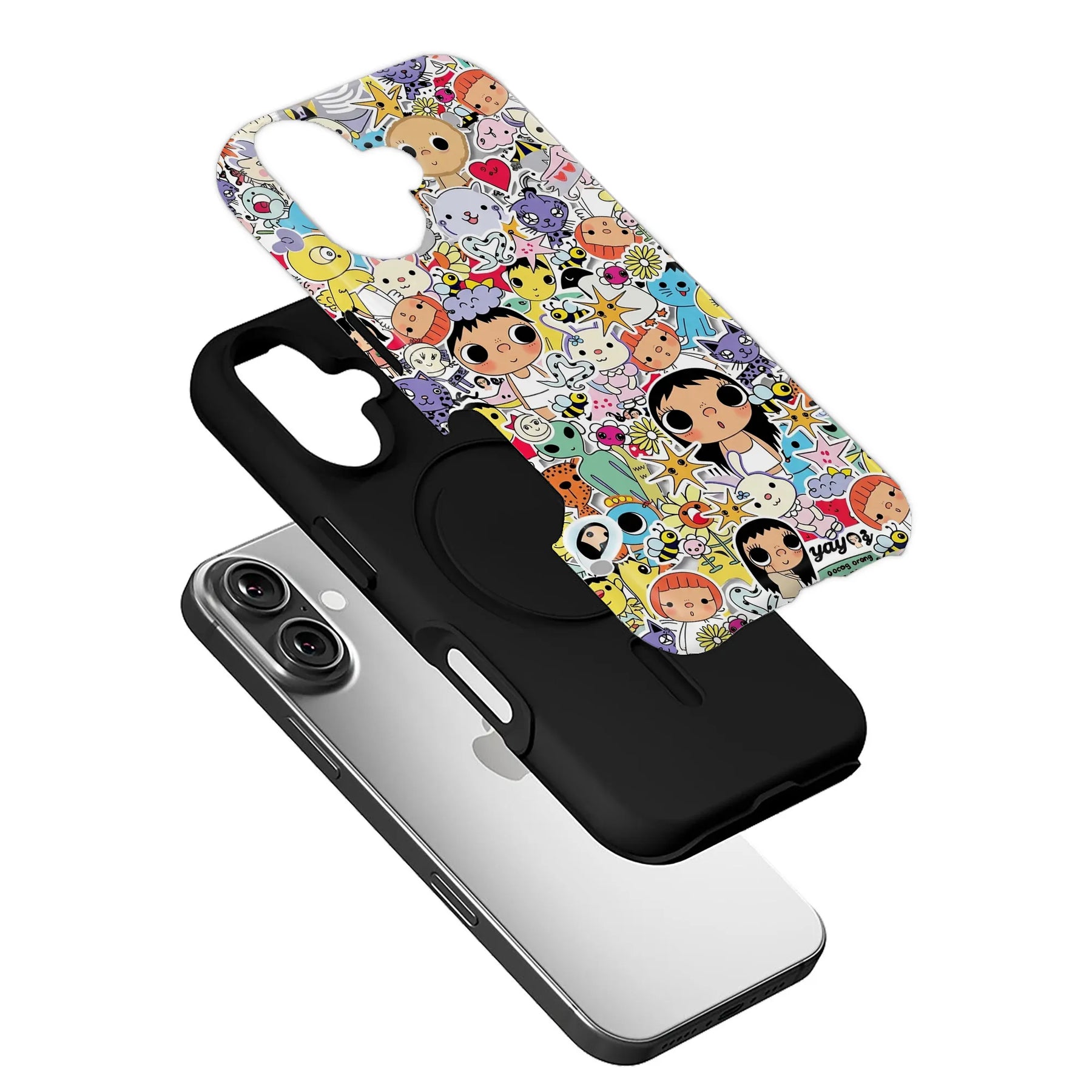 Colorful Cartoon Character Phone Case