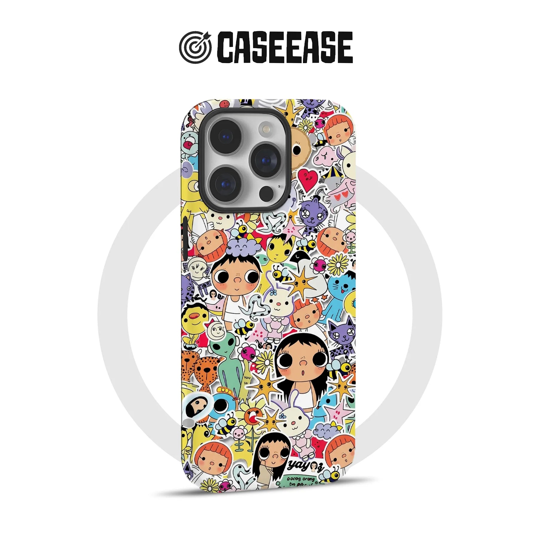 Colorful Cartoon Character Phone Case