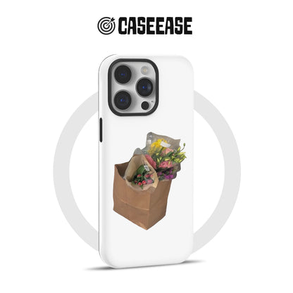 Rustic Floral Bouquet Phone Case – Eco-Chic Design