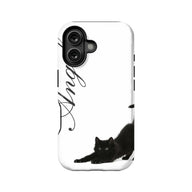 Elegant Black Cat Phone Case