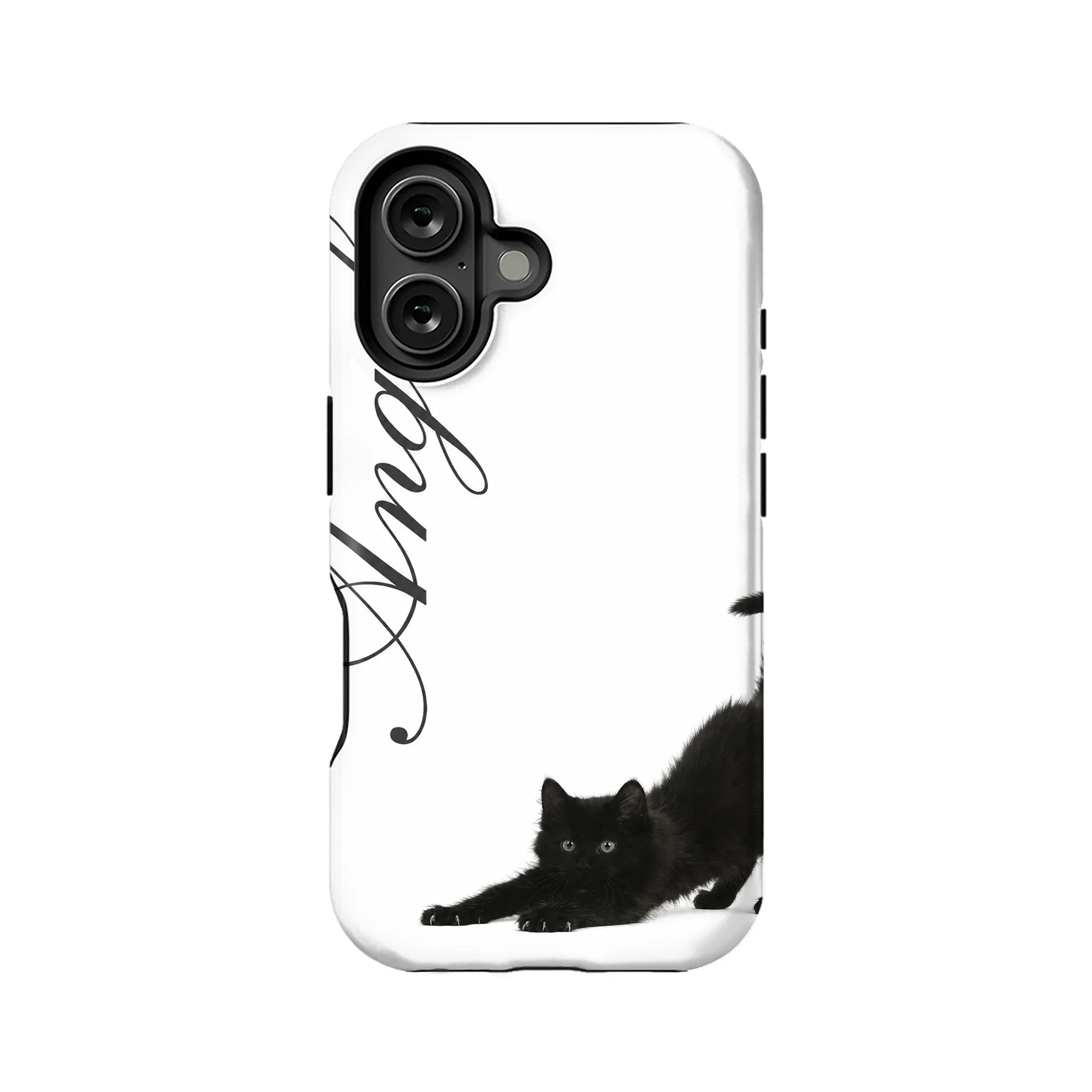 Elegant Black Cat Phone Case