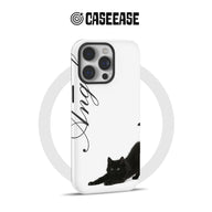 Elegant Black Cat Phone Case