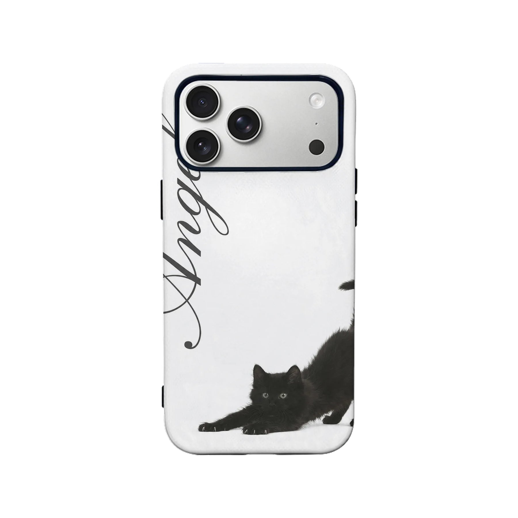Elegant Black Cat Phone Case