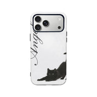 Elegant Black Cat Phone Case