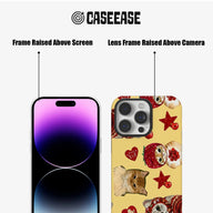 Cute Cat and Strawberry Phone Case