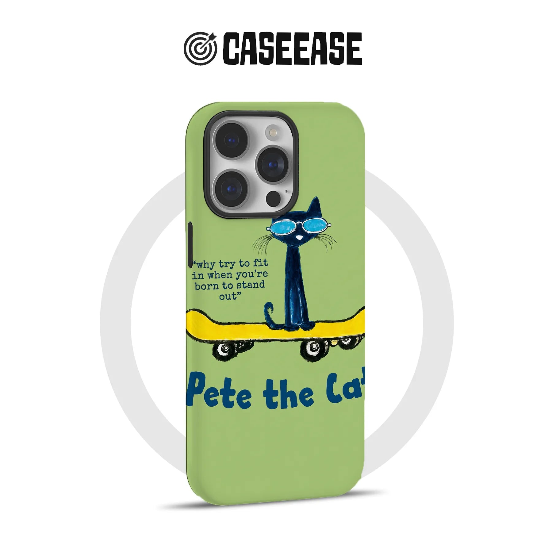 Pete the Cat Inspirational Phone Case