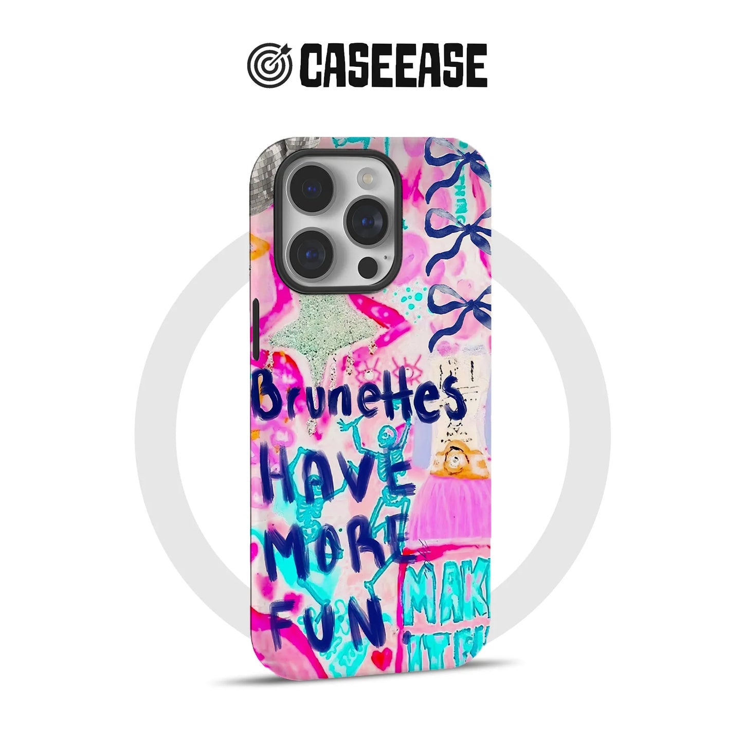 Brunettes Have More Fun Phone Case