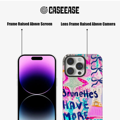 Brunettes Have More Fun Phone Case