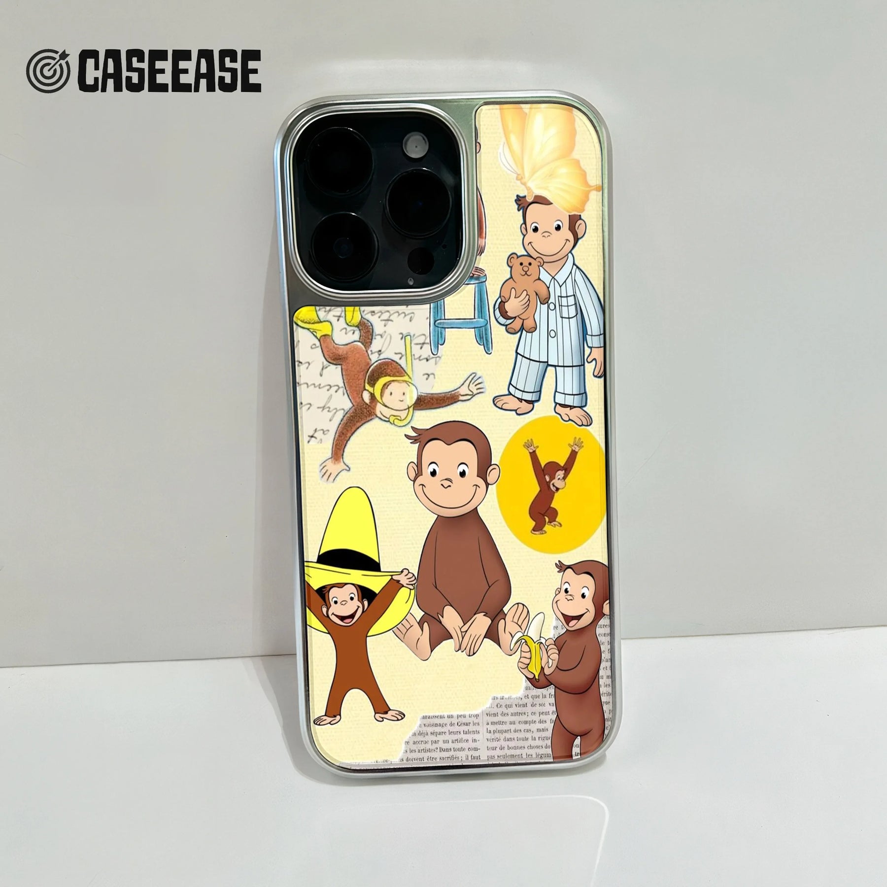 Funda para teléfono divertida de Curious George