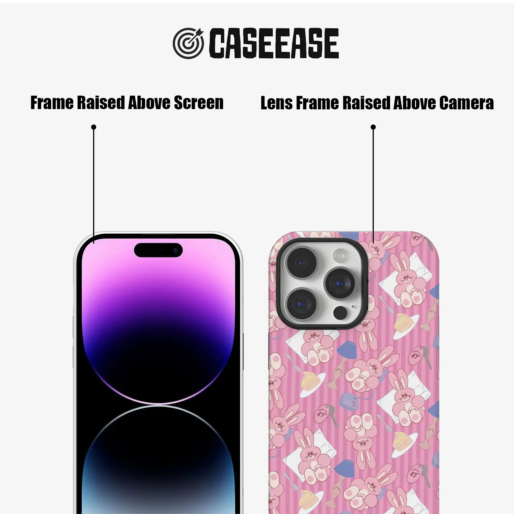 Cute Bunny Pattern Phone Case