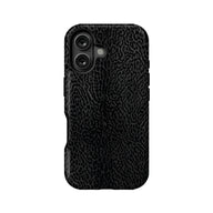Stylish Black Leopard Print Phone Case