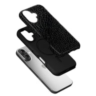 Stylish Black Leopard Print Phone Case