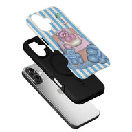 Cute Cartoon Bear Phone Case with Balloon Design