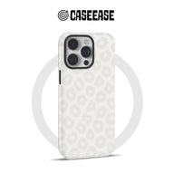 Stylish White Leopard Print Phone Case
