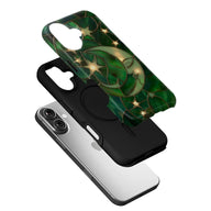 Moon and Stars Phone Case (Flat Printed Design, Not 3D)