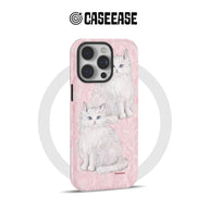 Fluffy White Cat Phone Case