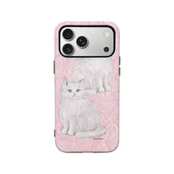 Fluffy White Cat Phone Case