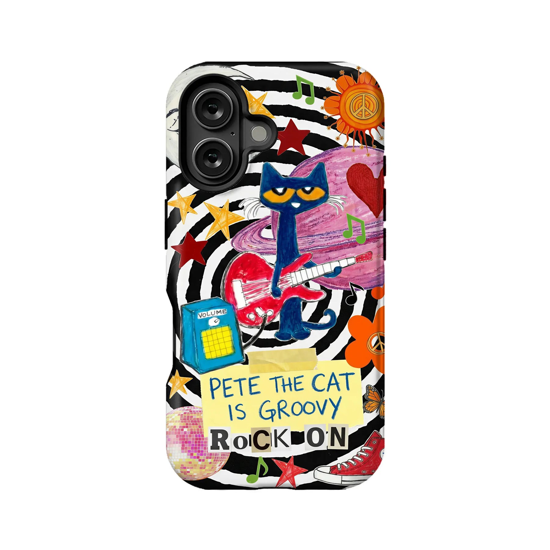 Pete the Cat Groovy Phone Case