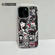 Holographic Chrome Phone Case - Graffiti Art Design